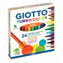 GIOTTO TURBO COLOR FINE TIP MARKERS PCS. 24