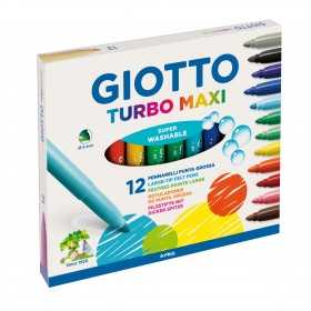 GIOTTO TURBO MAXI MARKERS BIG TIP PCS. 12