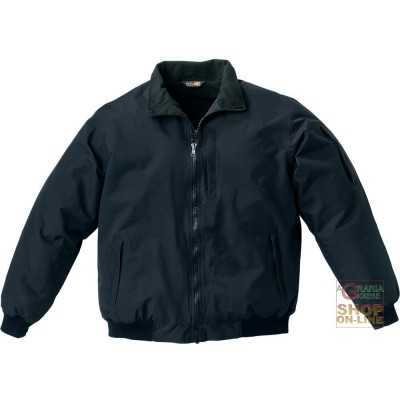 JACKET IN NYLON POLYURETHANE LINED IN FLEECE COLOR BLUE TG M XXL
