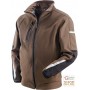 GIUBBINO IN POLIESTERE ELASTANE COLORE MARRONE NERO TG S XXL 