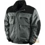 JACKET IN POLYESTER PVC INTERIOR IN FLEECE COLOR GRAY BLACK TG