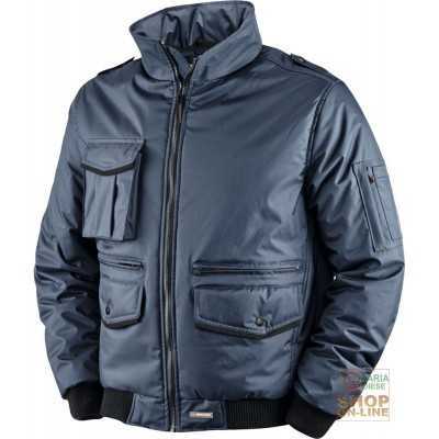 PVC POLYESTER JACKET WITH BADGE HOLDER AND HV BANDS HIDDEN HOOD