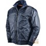 GIUBBINO POLY PVC CON PORTABADGE COLORE BLU TG S XXL 