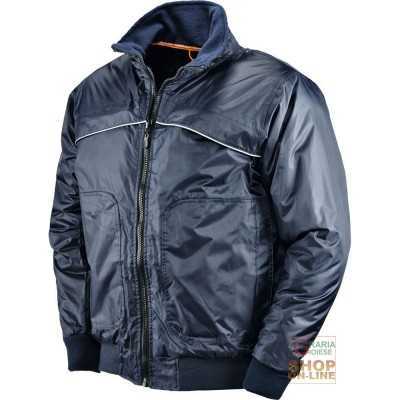 POLY PVC JACKET WITH BADGE HOLDER COLOR BLUE TG S XXL
