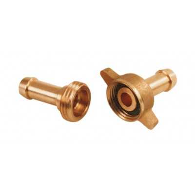 BRASS JOINT 3 PCS. 1/2 X MM. 8