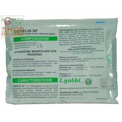 GOBBI GIBRELIN SP GIBBERYL ACID GR. 20 BAG OF 12 BAGS GR. 12.5