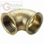 FEMALE ELBOW IN YELLOW BRASS ART. 90 GR. 1