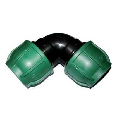 ELBOW TUBE BLACK 40X40