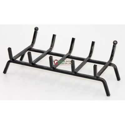 WROUGHT IRON LOG HOLDER FOR FIREPLACE CM. 50