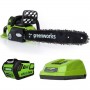 GREENWORKS MOTOSEGA A BATTERIA GD40CS40K4 40V 4AH LI-ION CM. 40 