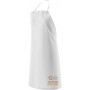 APRON PVC POLYESTER LIGHT CM 75X110 WHITE COLOR
