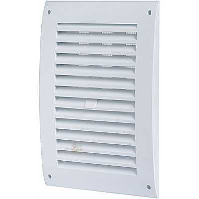 GRIGLIA AERAZIONE IN ABS CON CHIUSURA E RETE MM. 150 X 150 