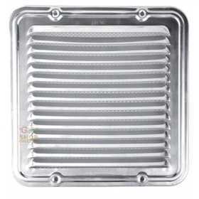 ALUMINUM VENTILATION GRID WITH NET CM. 14 X14