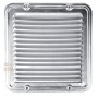GRIGLIA AERAZIONE IN ALLUMINIO CON RETE CM. 23 X 23 