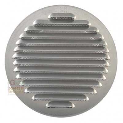 ALUMINUM VENTILATION GRID WITH NET DIAM. MM. 100