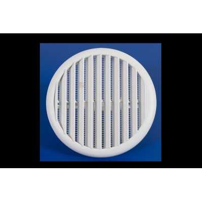 VENTILATION GRID IN PLASTIC WITH SPRINGS AND MOSQUITO NET DIAM.