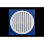 VENTILATION GRID IN PLASTIC WITH SPRINGS AND MOSQUITO NET DIAM.