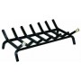 STEEL LOG HOLDER GRID WITH 7 RECTANGULAR BARS CM. 50X28X16H