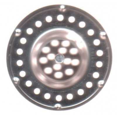 STAINLESS STEEL GRILL WITH WASTE KNOB