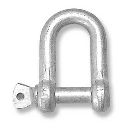 STRAIGHT GALVANIZED SHACKLE N.16 GR 5/8