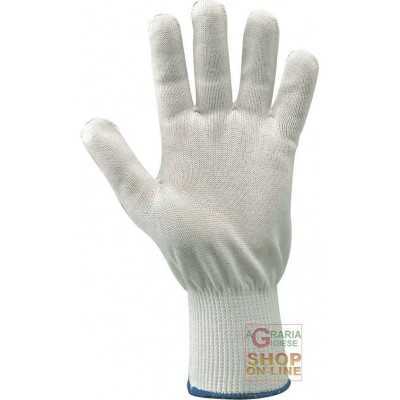 CUT-RESISTANT GLOVES IN DYNEEMA® FABRIC COLOR WHITE SIZE L PER