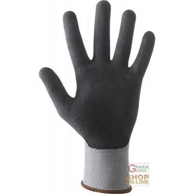 GUANTI IN FILO CONTINUO NYLON SPANDEX CALIBRO 15 PALMO SPALMATO