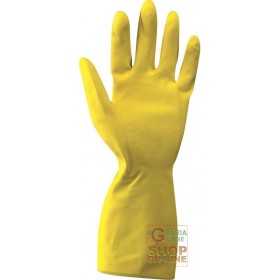 LATEX GLOVES CM 31 YELLOW COLOR TG 6 6 5 7 7 5 8 8 5 9 9 5 10