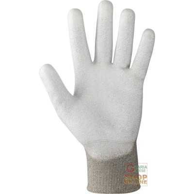NYLON GLOVES WITH COPPER WIRES COVERED IN POLYURETHANE COLOR