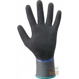 NYLON GLOVES ENTIRELY COVERED IN NITRILE PALM DOUBLE COATED