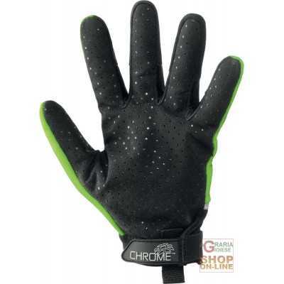 GLOVES IN SUPERFABRIC® FABRIC COLOR YELLOW FLUO BLACK TG 7 8 9