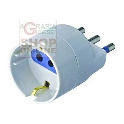 10A ADAPTER WITH T FOR SCHUKO SOCKET