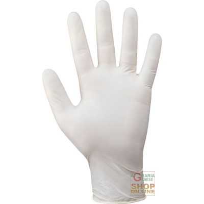 GUANTI VINILE STRETCH CON POLVERE TG S M L XL USO MEDICALE 