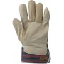 GLOVE WITH PIG FLOWER PALM BACK AND CANVAS HANDLE INTERNAL