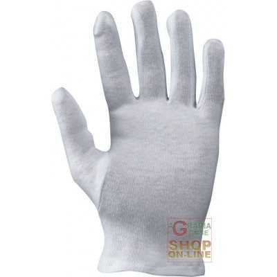 GUANTO COTONE BIANCO TIPO CAMERIERE TG S M L 