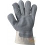 GLOVE SPLIT BACK JEANS WHITE CANVAS SLEEVE PALM LINED TG 10