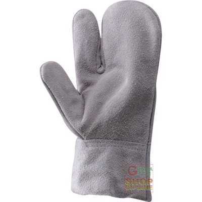 GLOVES SPLIT 3 FINGERS REINFORCED PALM SLEEVE 7 CM