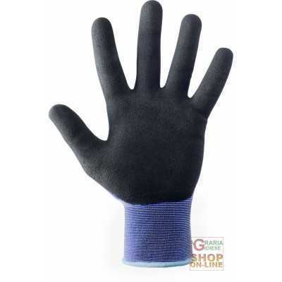 GLOVES CONTINUOUS THREAD NYLON SPANDEX CALIBER 18 PALM COATED
