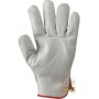 ECONOMIC FLOWER GLOVES BACK IN CRUST EDGED COLOR WHITE TG 8 9 10