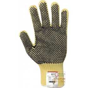 HEAVY FIBER GLOVE WITH KEVLAR® BRAND COMPLETELY DOTTED IN PVC