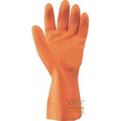 ORANGE LATEX GLOVE SIZE 8 8 5 9 9 5 10 10 5