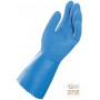 REINFORCED NATURAL LATEX GLOVE TEXTILE SUPPORT FOOD CONTACT