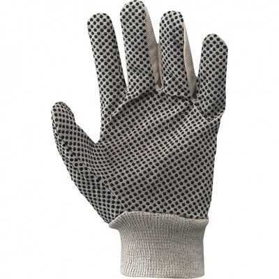 DOTTED POLKA COTTON CANVAS GLOVE