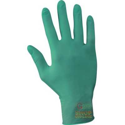 GREEN LATEX GLOVE TG 6 6 5 7 7 5 8 8 5 9 9 5 PACK 100 PCS