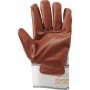 GUANTO NBR DORSO E MANICA IN TELA COLORE MATTONE TG 9 10 