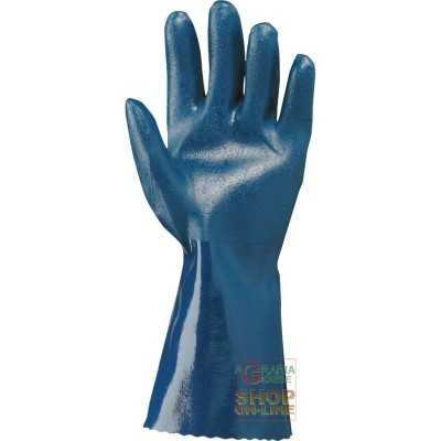 GLOVES NBR FULLY COVERED CM 35 SLIGHTLY ROUGH TG L
