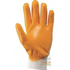 GLOVES NBR P MESH AERATED BACK COLOR YELLOW TG 7 8 9 10