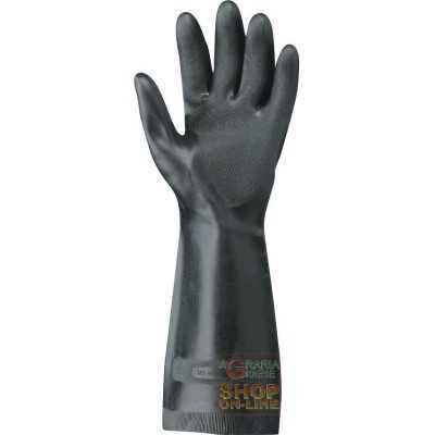 BLACK NEOPRENE GLOVES CM 41 TG 8 8 5 9 9 5 10 10 5