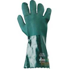 PVC GLOVE CM 35 GREEN TG 8 5 9 5