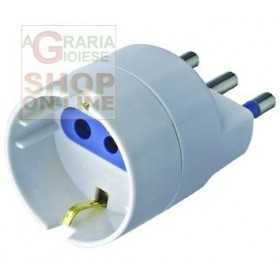 16A ADAPTER WITH T FOR SCHUKO SOCKET