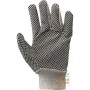 8 OZ PVC DOTTED CANVAS GLOVE SIZE 8 5 9 5 10 11 WITH CARDBOARD